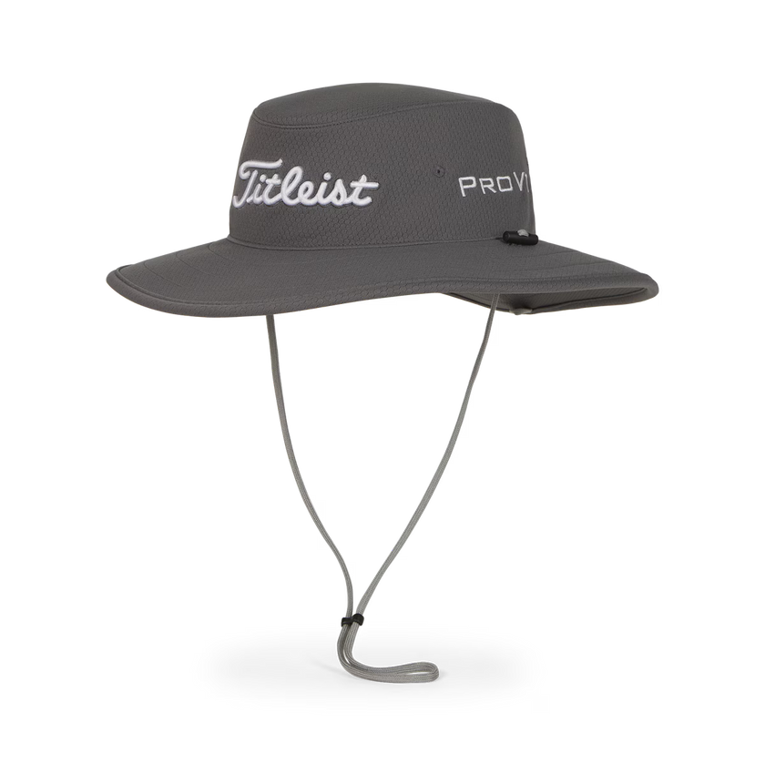Titleist Tour Aussie Hat - Charcoal / White