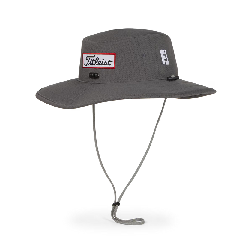 Titleist Tour Aussie Hat - Charcoal / White