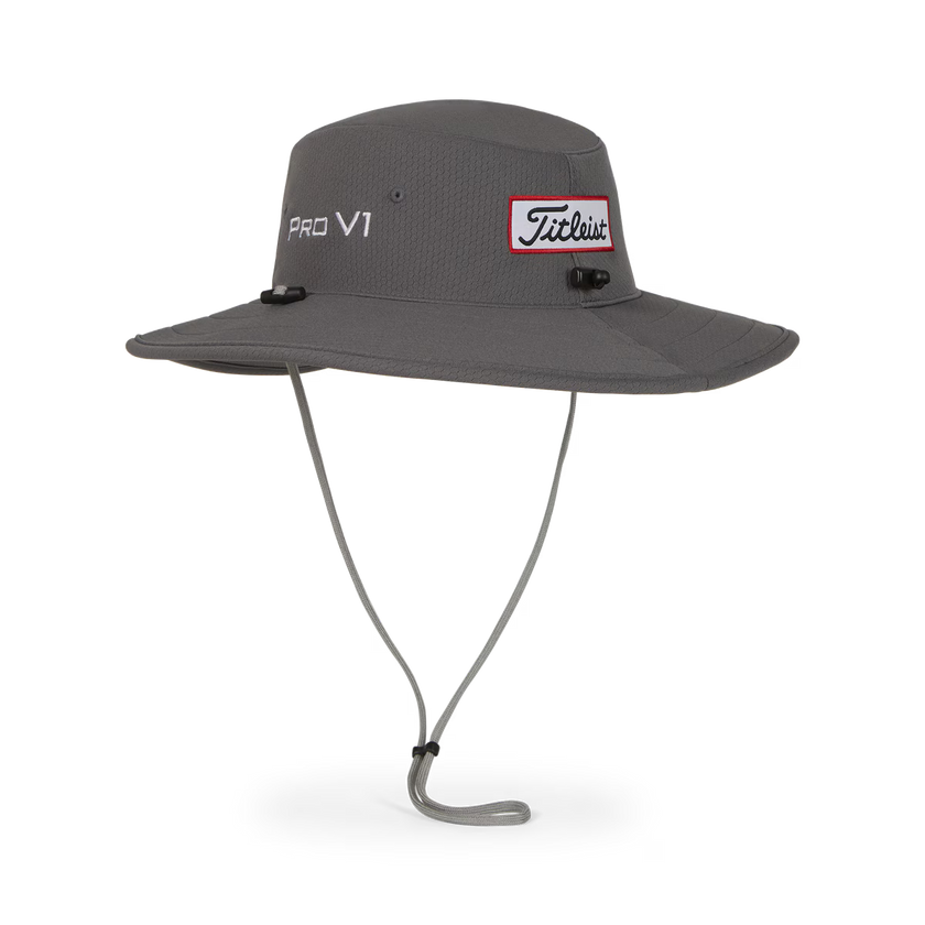 Titleist Tour Aussie Hat - Charcoal / White