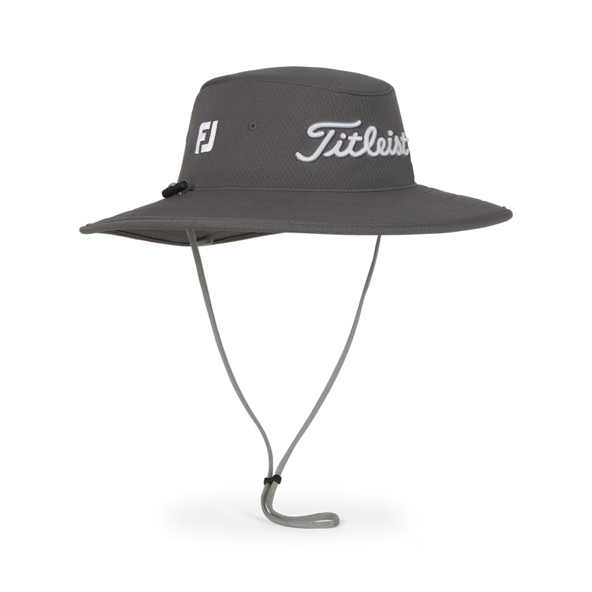 Titleist Tour Aussie Hat - Charcoal / White