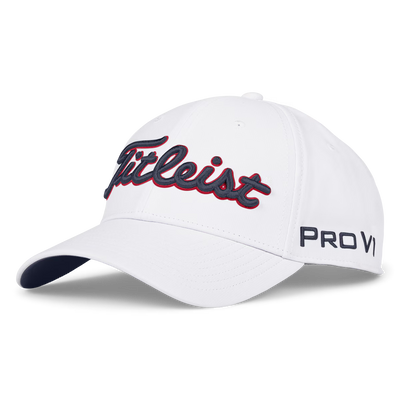 Titleist Tour Performance Cap - White/Navy/Red