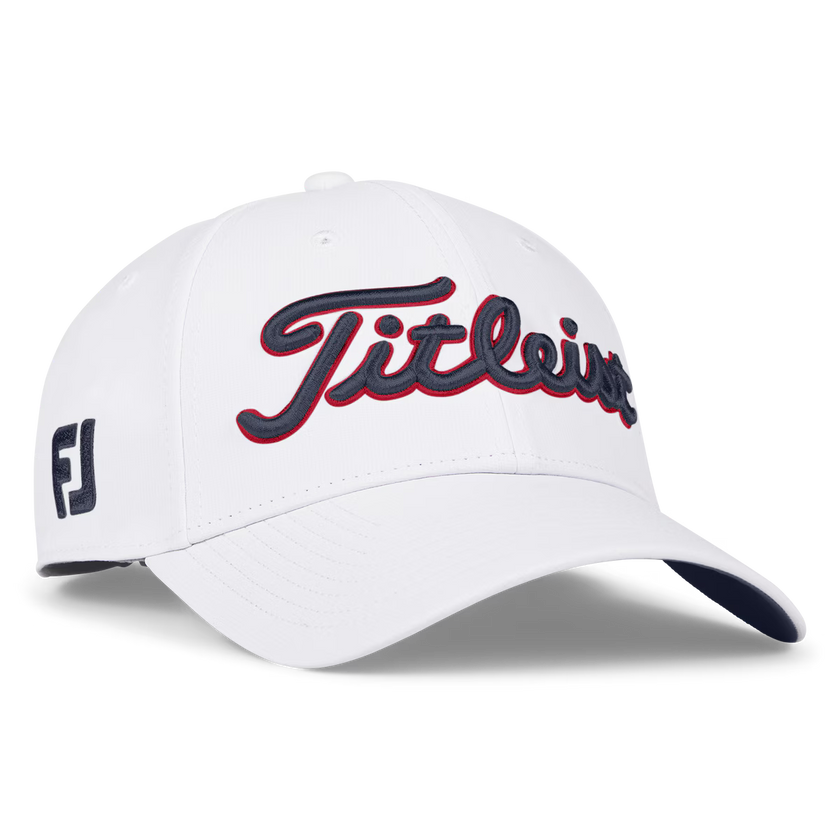 Titleist Tour Performance Cap - White/Navy/Red