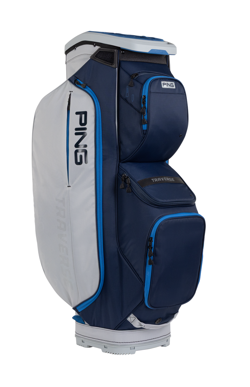 Ping Traverse Cart Bag - Navy/Lunar/MaliBlue