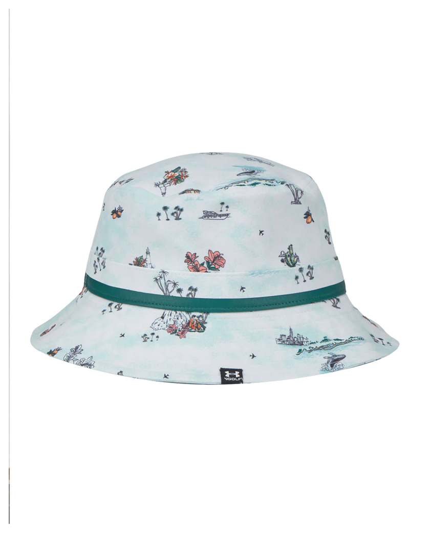 Under Armour Drive Unisex Bucket Hat - White/White
