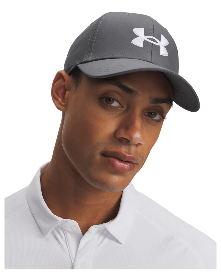Under Armour Golf96 Men's Hat - Pitch Grey/White