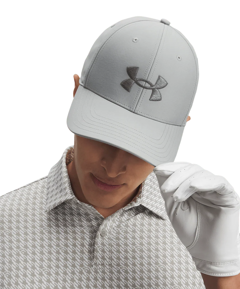 Under Armour Golf96 Men's Hat - Titanium/Clay Green