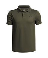 Under Armour Matchplay Boys Performance Polo - Marine OD Green/Black