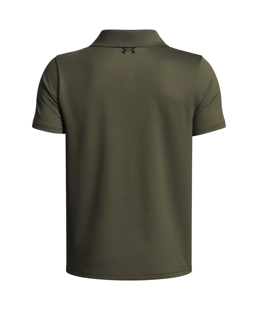 Under Armour Matchplay Boys Performance Polo - Marine OD Green/Black