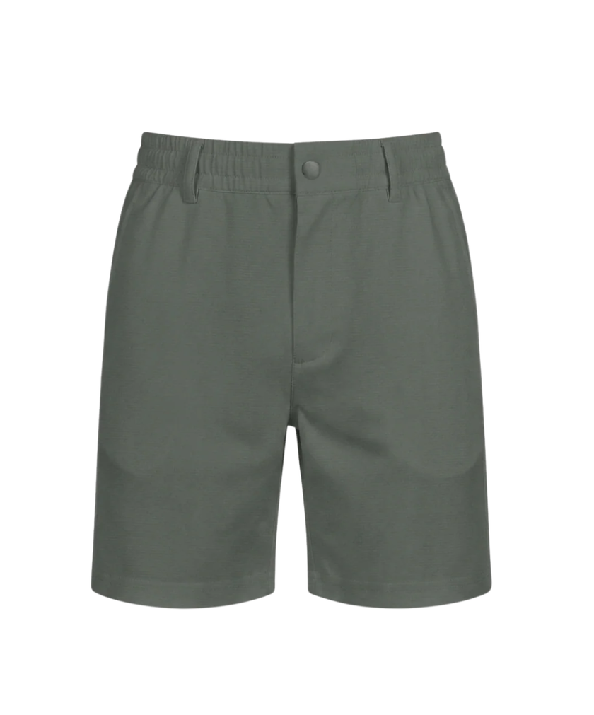 Under Armour Men's Curry Drive Range Shorts - Titanium/Clay Green