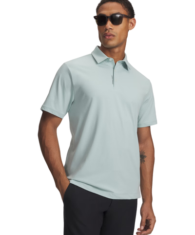 Under Armour Men's Drive Bonded Polo - Emamel Blue/Castlerock