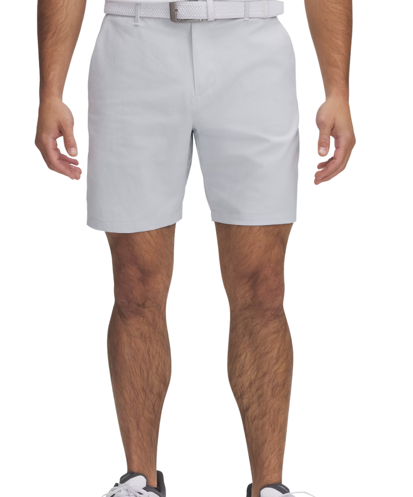 Under Armour Men's Drive Chill 8 Inch Vented Short - Halo Grey/White