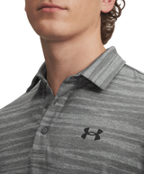 Under Armour Men's Drive Jacquard Polo - Clay Green/Titanium/Black