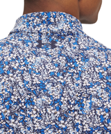 Under Armour Men's Playoff 3.0 Print Polo - Blue Atlantis/White/Midnight Navy