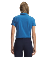 Under Armour Women's ArmourDry Drive Short Sleeve Polo - Aegean Blue/Midnight Navy
