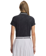 Under Armour Women's ArmourDry Jacquard Polo - Black/Anthracite/Castlerock