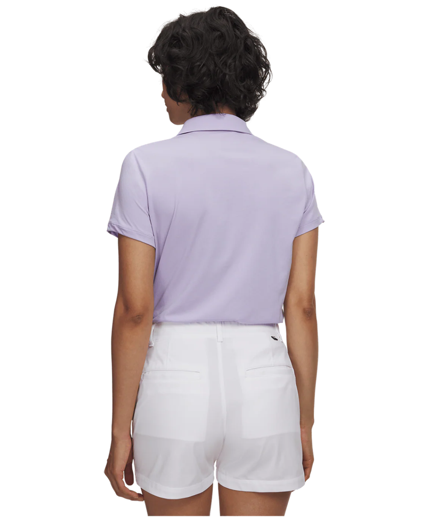 Under Armour Women's Drive Short Sleeve Polo - Purple Crest/Purple Crest