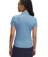 Under Armour Women's Playoff Short Sleeve Polo - Blue Smoke/Midnight Navy