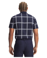 Under Armour Men's ArmourDry Printed Polo - Midnight Navy/White/Varsity Blue