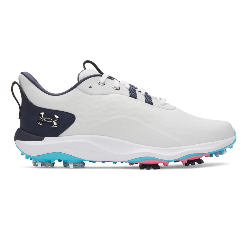 Under Armour Men's Drive Pro 2 Golf Shoes - Distant grey/Midnight Navy/Metal Silver