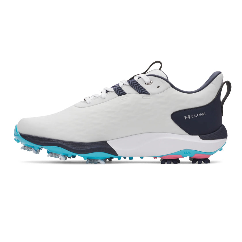 Under Armour Men's Drive Pro 2 Golf Shoes - Distant grey/Midnight Navy/Metal Silver