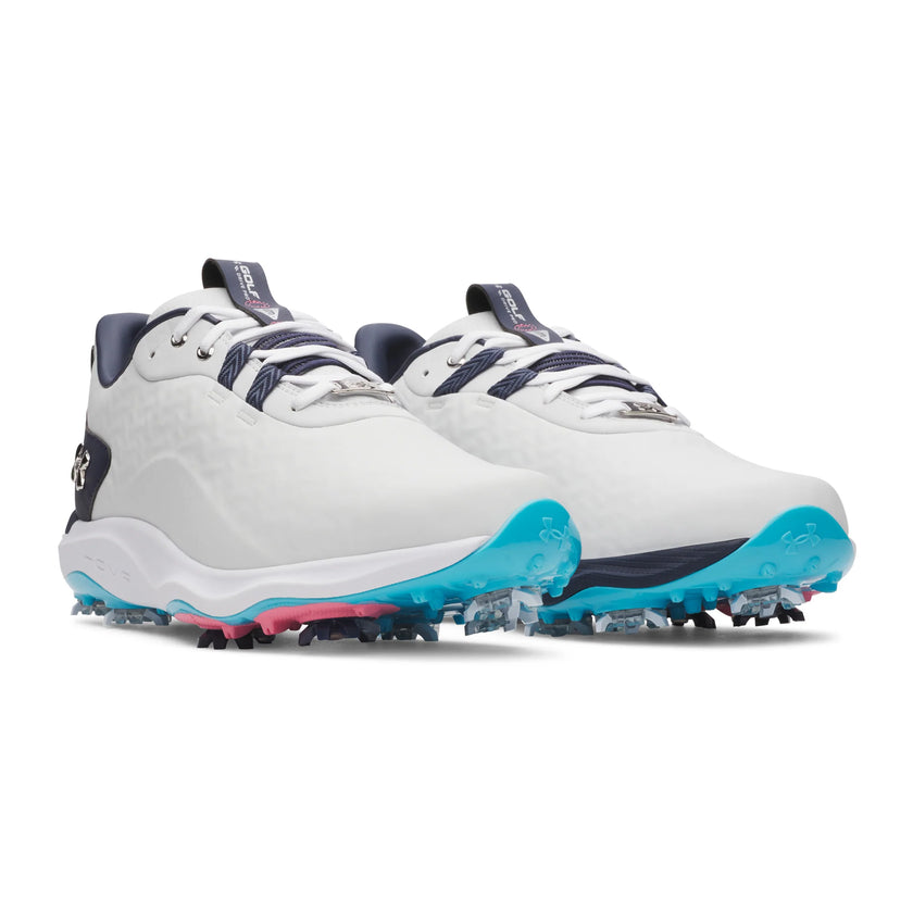 Under Armour Men's Drive Pro 2 Golf Shoes - Distant grey/Midnight Navy/Metal Silver