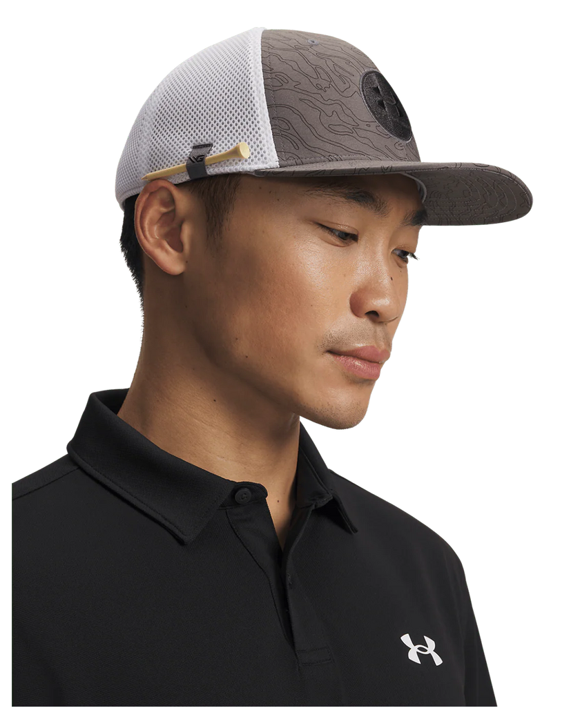 Under Armour Men's Iso-Chill Drive Low STR Cap - Castlerock/Black