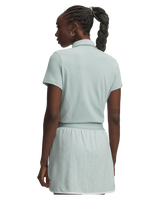 Under Armour Women's ArmourDry Short Sleeve Polo - Enamel Blue/Enamel Blue