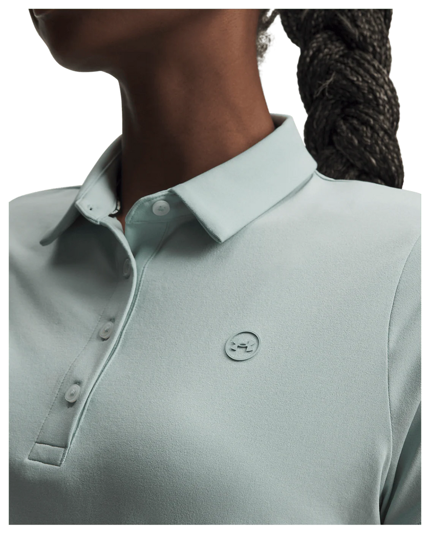 Under Armour Women's ArmourDry Short Sleeve Polo - Enamel Blue/Enamel Blue