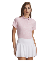 Under Armour Women's Drive Printed Polo - Prime Pink/White/Prime Pink
