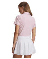 Under Armour Women's Drive Printed Polo - Prime Pink/White/Prime Pink