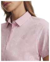 Under Armour Women's Drive Printed Polo - Prime Pink/White/Prime Pink