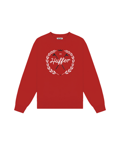 Huffer Women's Club Classic Crew/Legacy - Club Red