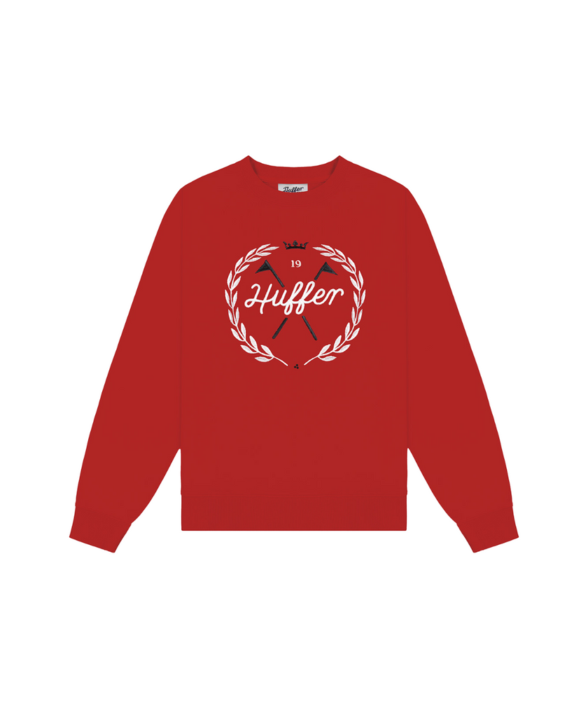 Huffer Women's Club Classic Crew/Legacy - Club Red