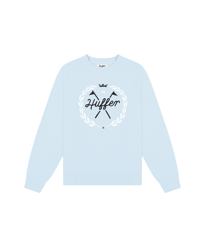 Huffer Women's Club Relax Crew/Legacy - Ice Blue