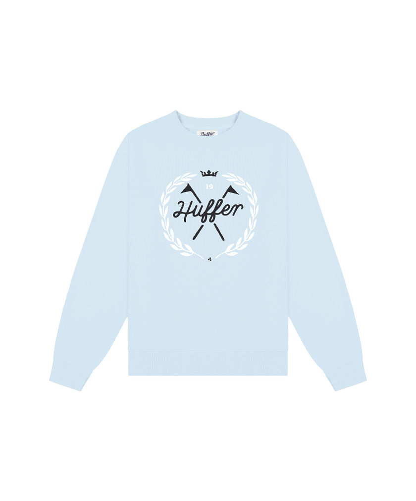 Huffer Women's Club Relax Crew/Legacy - Ice Blue