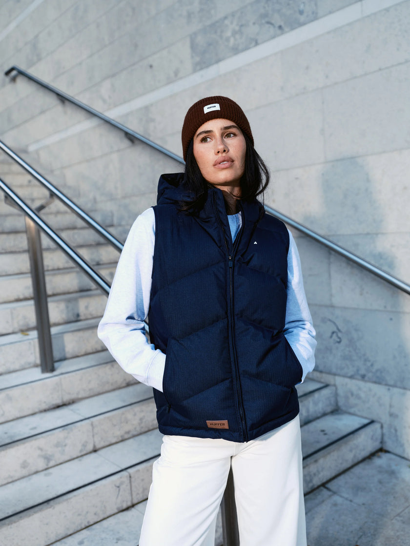 Huffer Women's Classic Down Vest