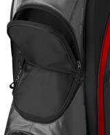 2025 Wilson Feather Cart Stand Bag - Black/Red
