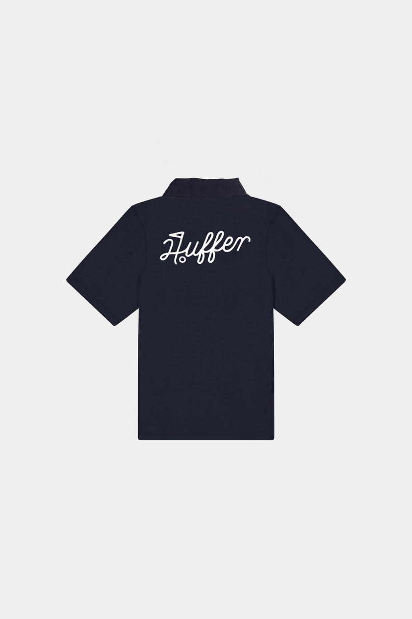 2025 Huffer Women's Short Sleeve Polo/Par 97 - Navy