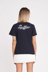 2025 Huffer Women's Short Sleeve Polo/Par 97 - Navy