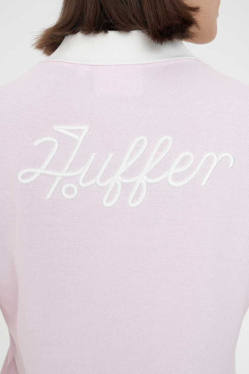 Huffer Golf Women's Birdie Short Sleeve Polo/Par 97 - Petal