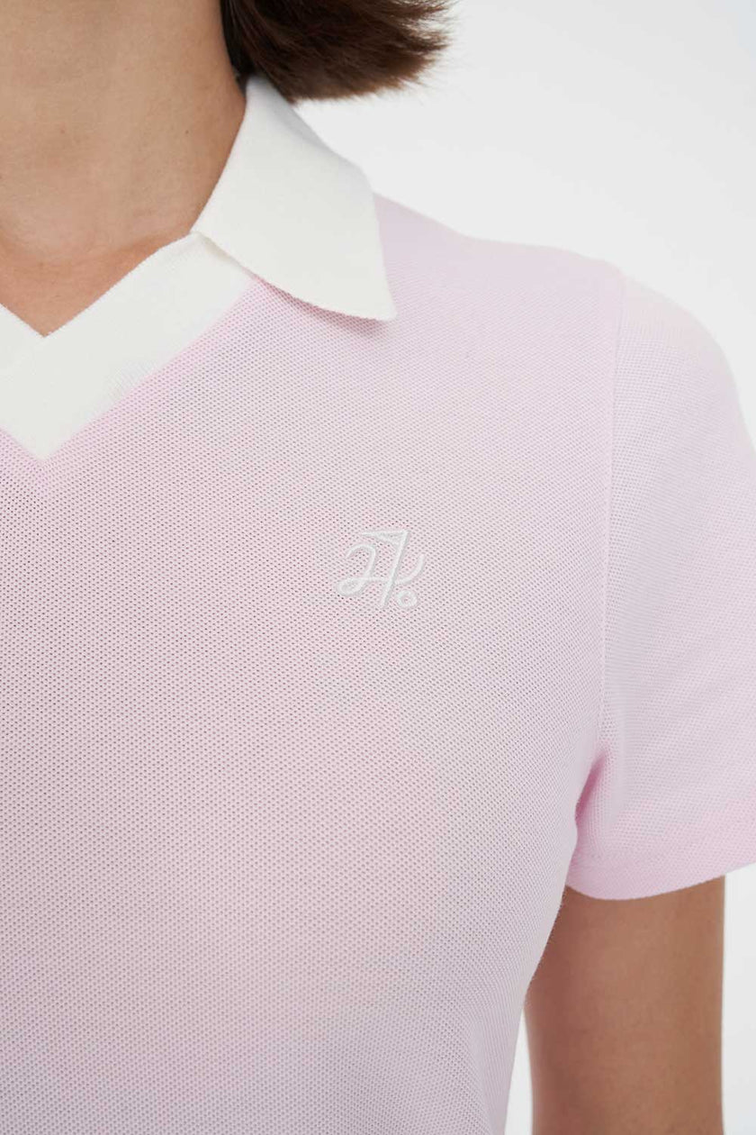 Huffer Golf Women's Birdie Short Sleeve Polo/Par 97 - Petal