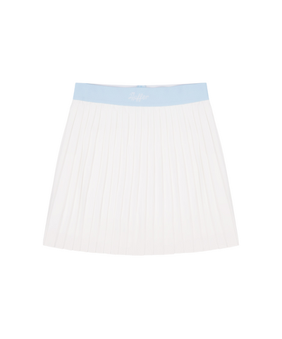 Huffer Women's Birdie Pleated Golf Skort - Chalk