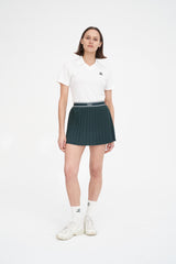 2025 Huffer Women's Birdie Pleated Golf Skort - Golf Green