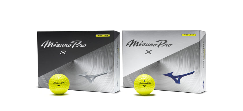 Mizuno Pro S Golf Ball - Yellow