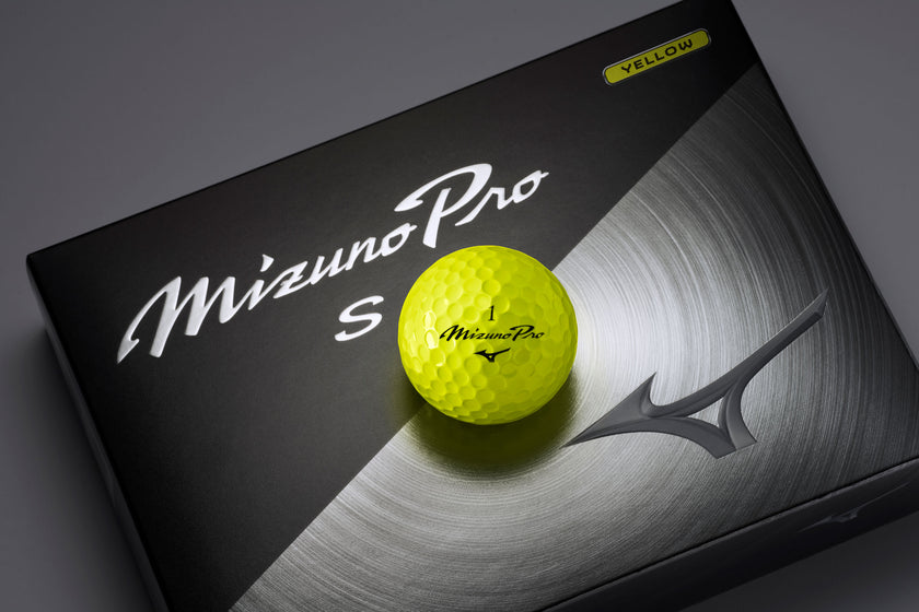 Mizuno Pro S Golf Ball - Yellow