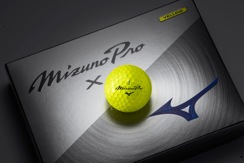 Mizuno Pro X Golf Ball - Yellow