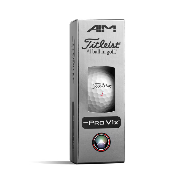 2026 Titleist Pro V1x Left Dash Performance Alignment Golf Ball - Dozen
