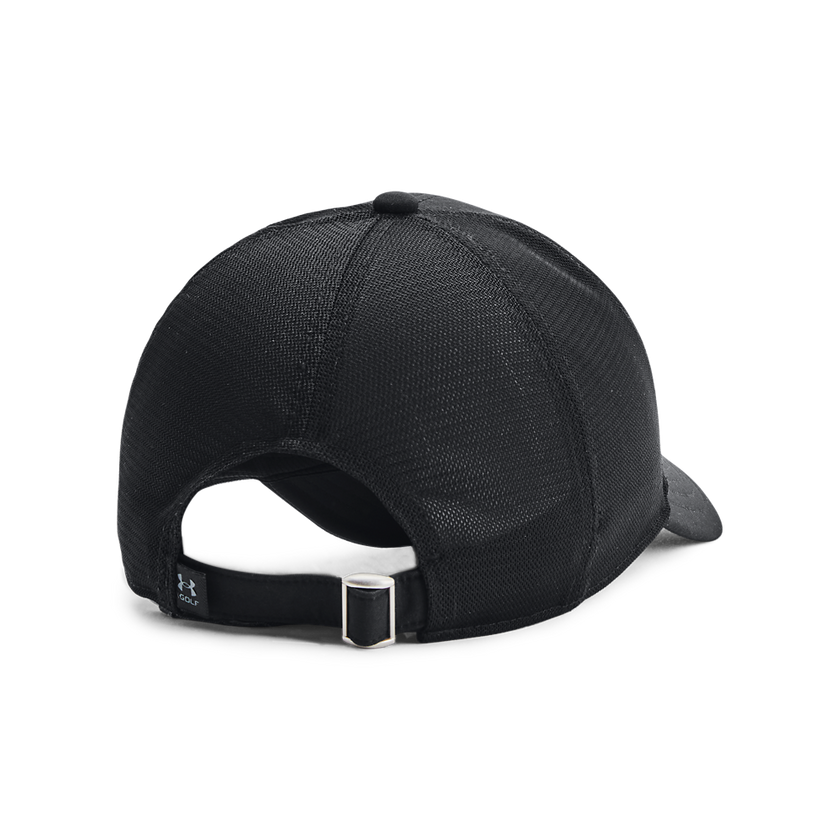 2024 Under Armour Iso-Chill Driver Mesh Adjustable Cap - Black/Black