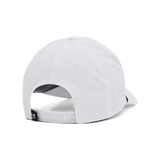 2024 Under Armour Men's Driver Snapback Cap - White/White