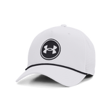 2024 Under Armour Men's Driver Snapback Cap - White/White